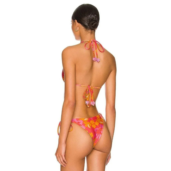 Beach Riot Raquel Hula Hibiscus Floral Bikini - Picture 2 of 10